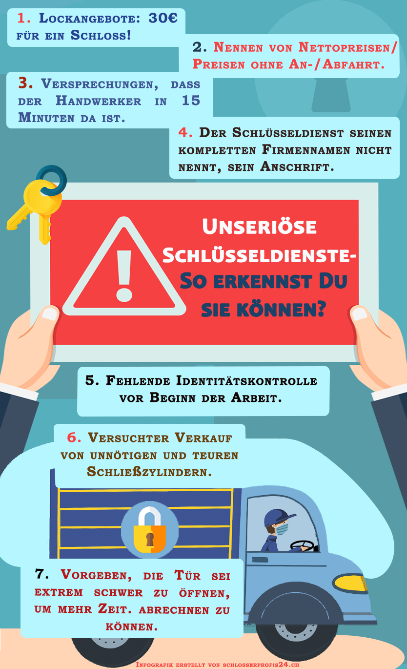 Unseriöse Schlüsseldienste – So erkennst Du sie können?