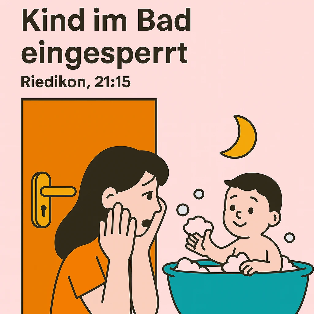 Kind im Bad eingesperrt